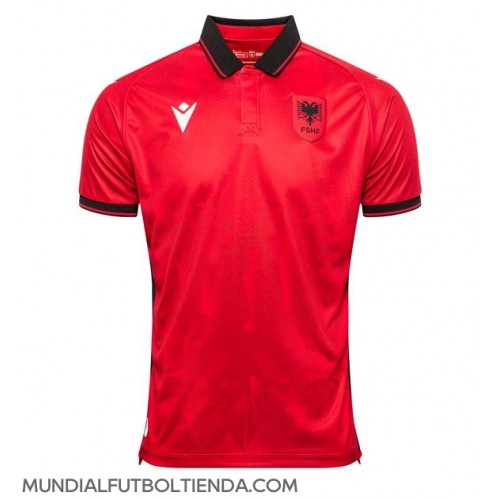 Camiseta Albania Primera Equipación Replica Eurocopa 2024 mangas cortas